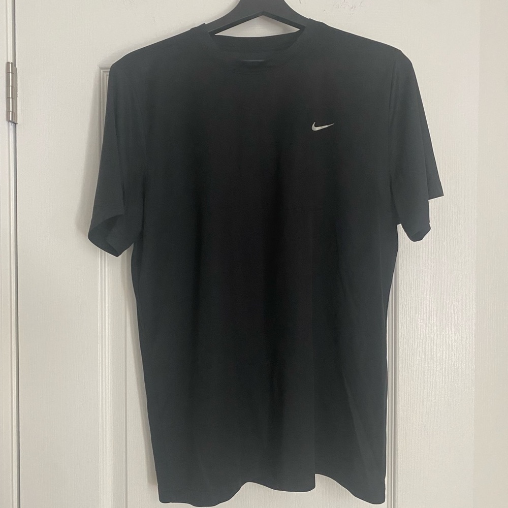 Nike Men's Dri Fit Black Tee Size Large